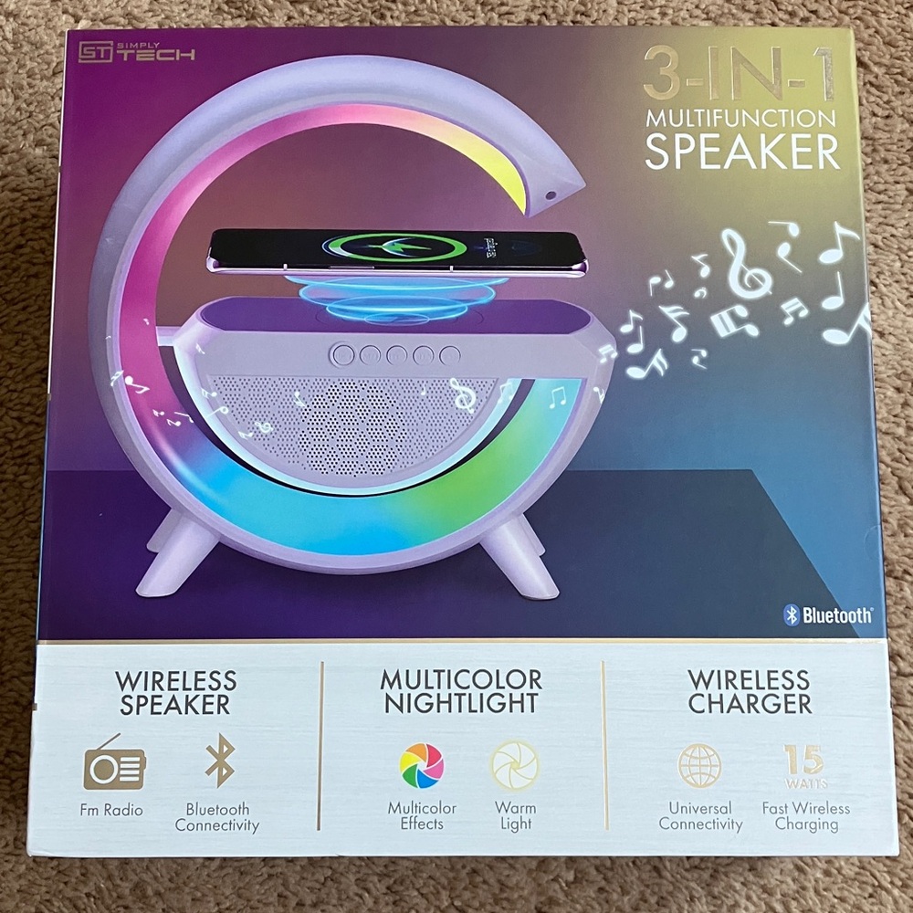 Multicolor 3-in-1 Bluetooth Speaker